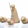 Schalling, crèche moderne Agneau En Bois Pour Crèche De Noël, 3 Cm