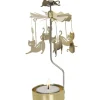 Pluto Produkter, déco de Noël Scandinave Bougeoir Carrousel Famille Chats Dores