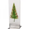 Flatyz, bougie décorative scandinave Bougie Déco Sapin De Noël Fantasie Et Boules Colorees