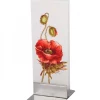 Flatyz, bougie décorative scandinave Bougie Décorative Fleur De Coqueliquot