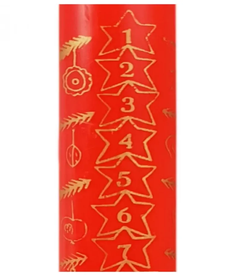 Ewa Kerzen, bougies de Noël et bougies de l'Avent Bougie De L'Avent Graduee, 25 Cm