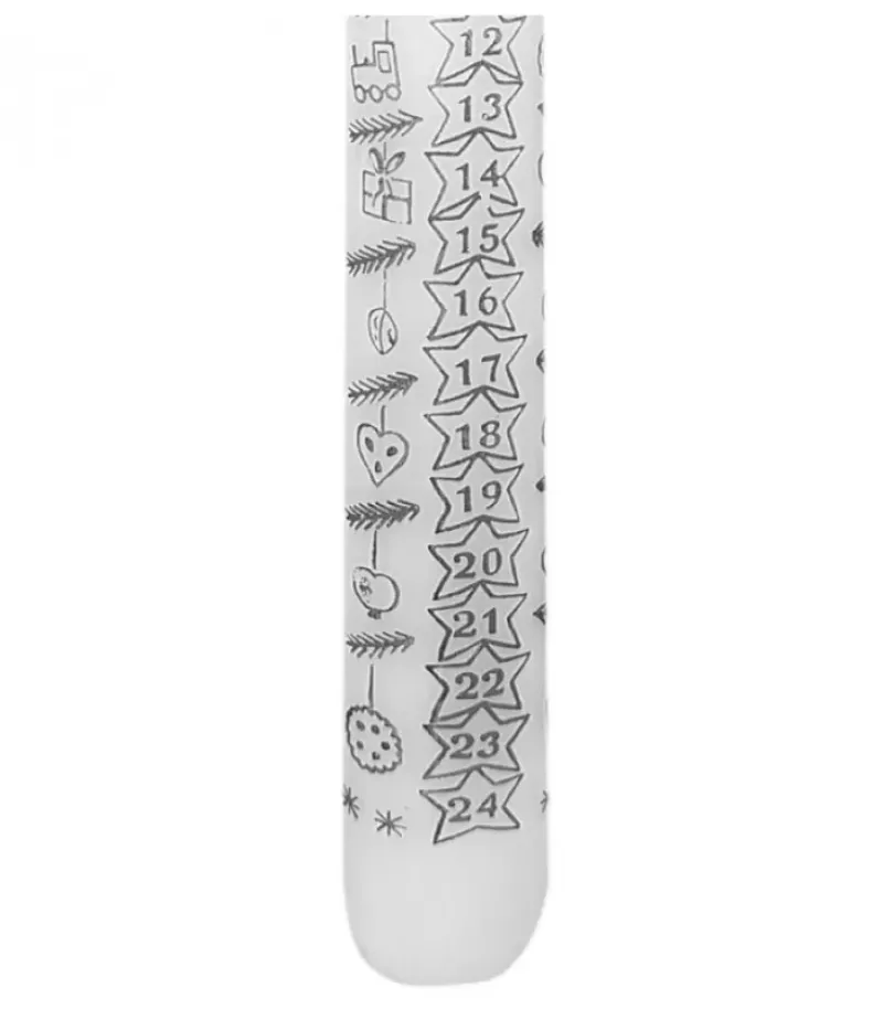 Ewa Kerzen, bougies de Noël et bougies de l'Avent Bougie De L'Avent Graduee, 25 Cm