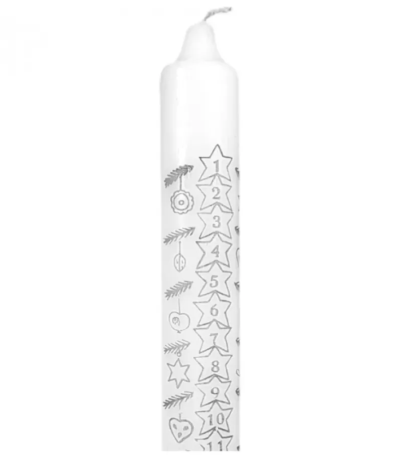 Ewa Kerzen, bougies de Noël et bougies de l'Avent Bougie De L'Avent Graduee, 25 Cm