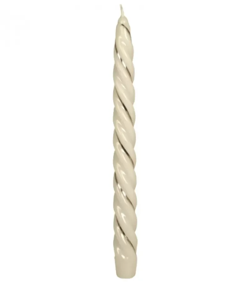Ewa Kerzen, bougies de Noël et bougies de l'Avent Bougie Torsadee Pour Chandelier 25 Cm