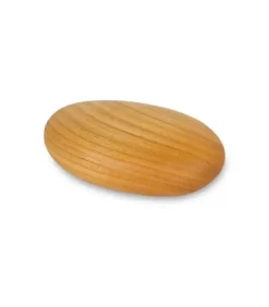 Waldfabrik, photophore en bois et étoile sapin de Noël Caillou En Bois Poli Teinte, 9 Cm