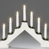 Konstsmide, guirlandes lumineuses de Noël Chandelier De Noël Blanc, 7 Branches