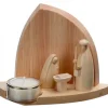 Schalling, crèche moderne Crèche De Noël Moderne Avec Bougeoir