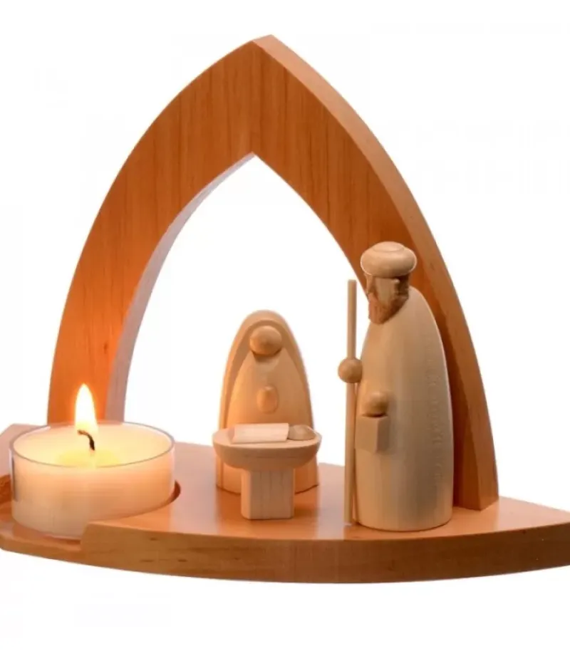 Schalling, crèche moderne Crèche Design Avec Bougeoir