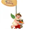 Hubrig, figurines pour enfant Déco Sapin De Noël, Ange Et Botte Rouge
