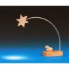 Schalling, crèche moderne Etoile De Noël Electrique A Led Sur Socle, 21 Cm