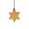 Waldfabrik, photophore en bois et étoile sapin de Noël Etoile En Bois D'Aulne A Suspendre 5,5 Cm