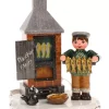 Hubrig, figurines pour enfant Fumoir A Poisson - Electrique - Village De Noël Miniature