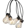 Konstsmide, guirlandes lumineuses de Noël Guirlande Lumineuse De Terrasse 10 M Extensible, 10 Ampoules Ambrees