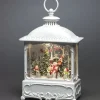 Konstsmide, guirlandes lumineuses de Noël Lanterne De Noël Blanche, 4 Bonshommes De Neige Avec Oiseaux