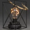 Konstsmide, guirlandes lumineuses de Noël Lanterne Lumineuse A Led En Metal, Carree, 19 Cm