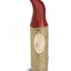 Waldfabrik, photophore en bois et étoile sapin de Noël Lutin En Bois Père Noël Avec Bonnet Rouge Peint, 13 Cm