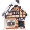 Hubrig, figurines pour enfant Maison Eclairee Pour Village De Noël Miniature Winterkinder, La Boutique De Tante Emma