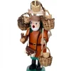 Richard Glasser, Pyramides de Noël allemandes Personnage Brule-Encens Vendeur De Paniers