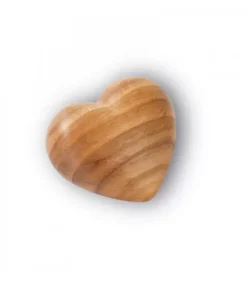 Waldfabrik, photophore en bois et étoile sapin de Noël Petit Coeur En Bois, 4 Cm