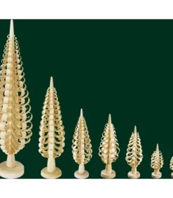 Richard Glasser, Pyramides de Noël allemandes Petit Sapin Noël Bois Sculpte, 8 Cm