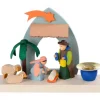 Graupner, décoration de sapin de Noël, Déco Noël enfant Petite Crèche De Noël Pour Enfant Avec Bougeoir