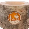 Waldfabrik, photophore en bois et étoile sapin de Noël Photophore En Rondin De Bois, 1 Motif Animaux De La Foret