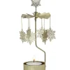 Pluto Produkter, déco de Noël Scandinave Photophore Noël Flocons Dores
