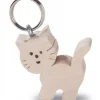 Waldfabrik, photophore en bois et étoile sapin de Noël Porte-Clés Chat
