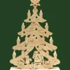 Ratags, décos de Noël lumineuses en bois Père Noël Et Rennes Dans Sapin De Noël Led En Bois