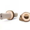 Waldfabrik, photophore en bois et étoile sapin de Noël Rond De Serviette En Bois (4 Pieces)