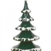 Hubrig, figurines pour enfant Village De Noël Miniature, 2 Sapins 11 Cm