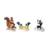 Hubrig, figurines pour enfant Village De Noël Miniature, Ecureuil, Chat Et Mesange