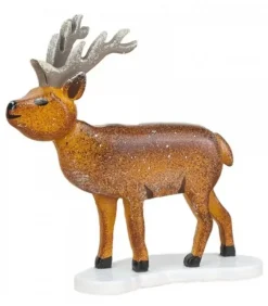 Hubrig, figurines pour enfant Village De Noël Miniature, Cerf